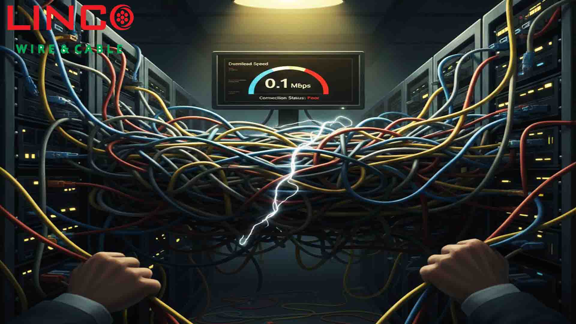 پنهان‌ ترین دلایل کندی شبکه، چگونه کابل کشی غیراصولی سرعت شما را می‌کشد؟